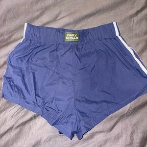 Daily Drills Super Bounce Shorts with Stripes - Navy, size S